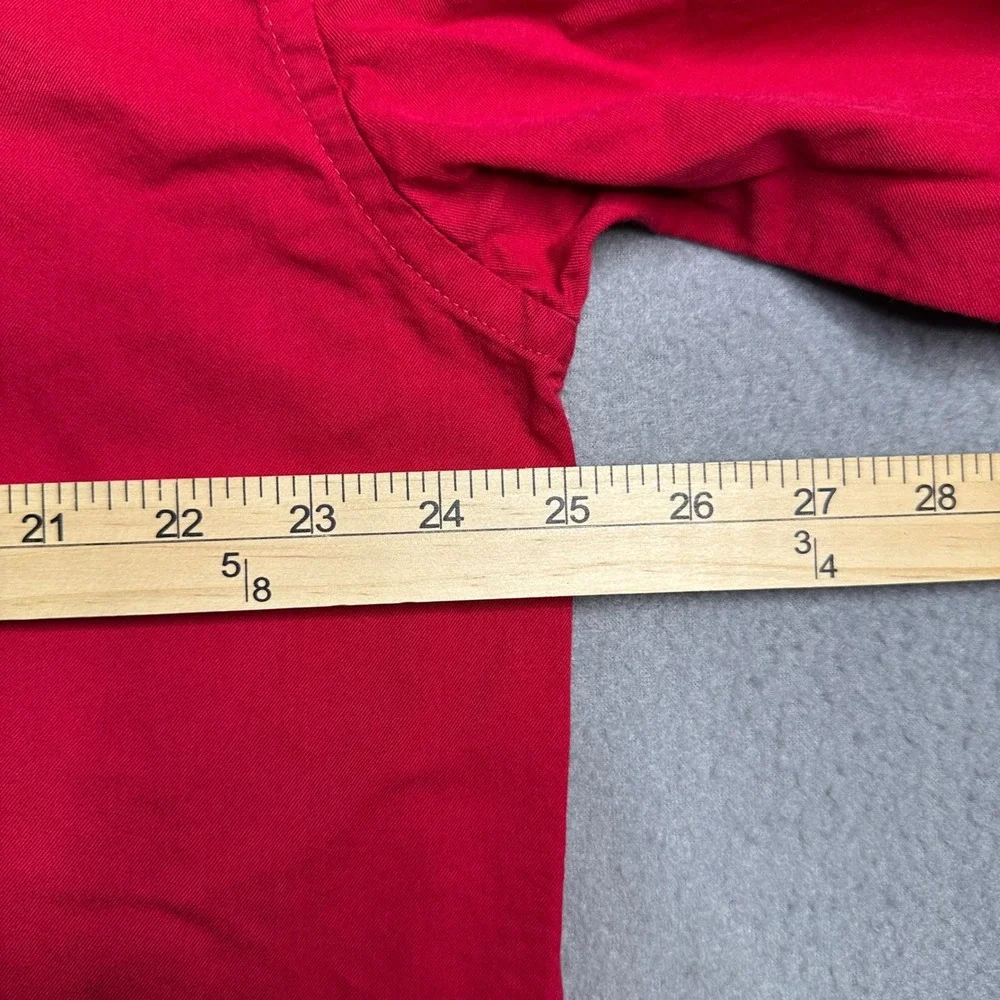 Wrangler Cowboy Cut Long Sleeve Red Button Down‎ Shirt Men's XL